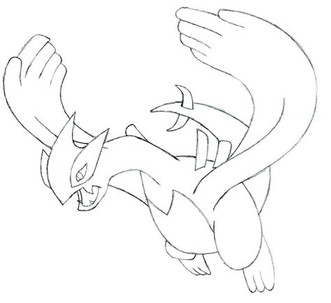 Lugia Coloring Pages At Getdrawings Free Download