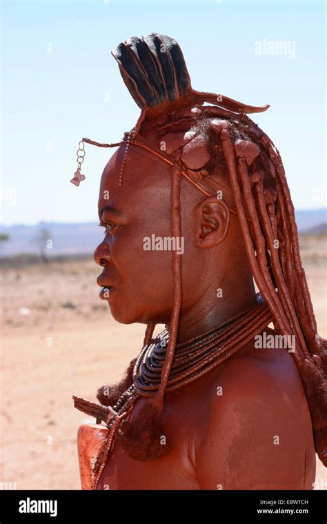 Himba Woman Kunene Region Namibia Stock Photo Alamy