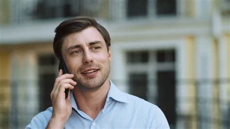 Man Talking On Phone Outdoors Business Stock Footage Sbv 338043605