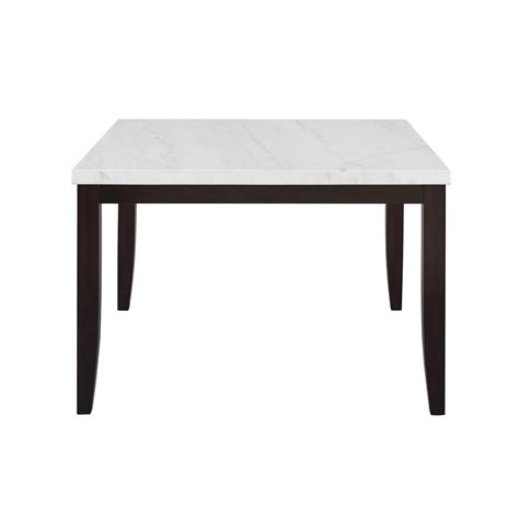 Francis Counter Height Square White Marble Dining Table Fc5454mtl