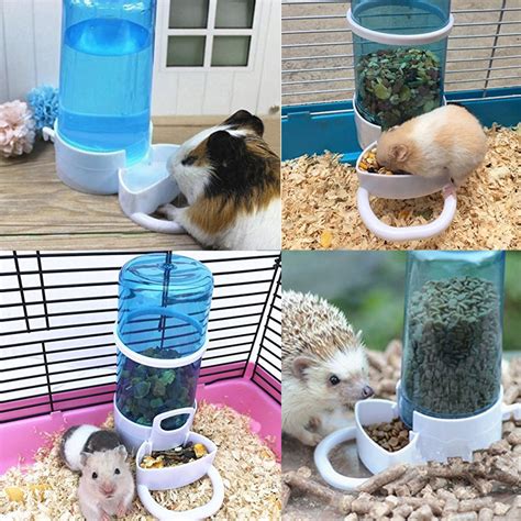 Feeding And Watering Automatic Hamster Feeder Foodwater