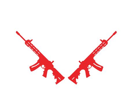 Machine gun automatic fire a sound effect. Gun vector symbol templates - Download Free Vectors ...