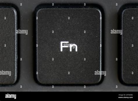 Function Key On A Laptop Keyboard Stock Photo Alamy