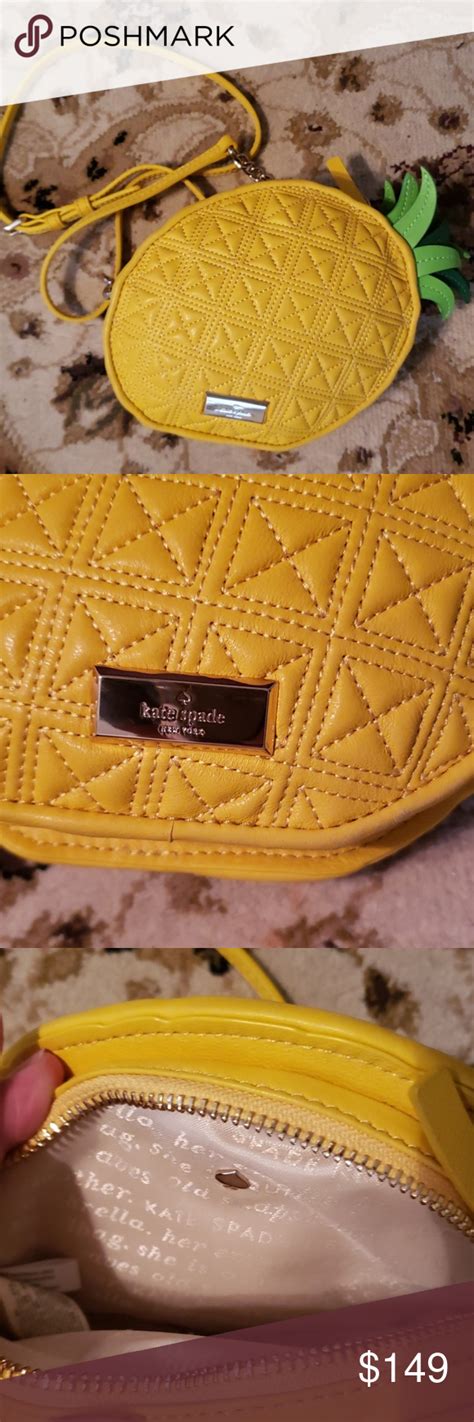 Kate Spade Pineapple Crossbody Barely Used Downsizing Item Is Too Small For Me Barely Used