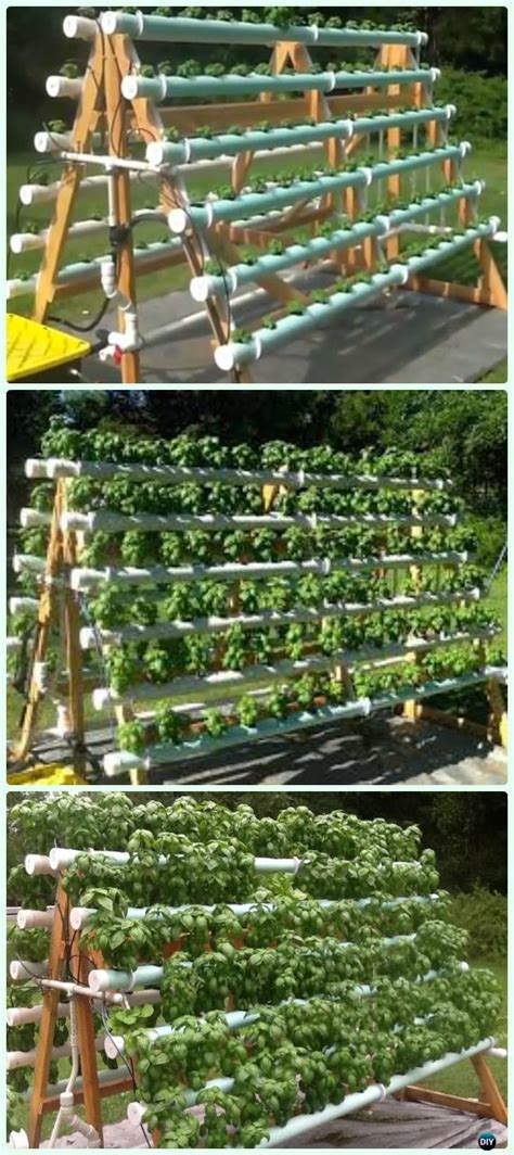 Hydroponic Garden Diy Pvc Wonderful DIY Vertical PVC Planter
