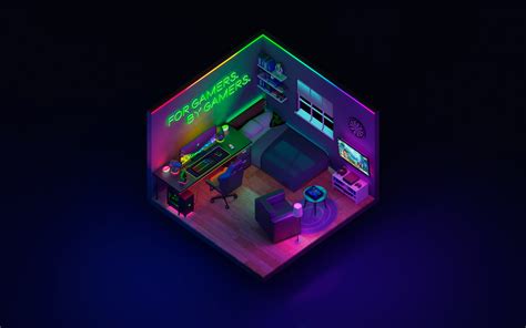 Gaming Pc Setup Wallpaper 4k