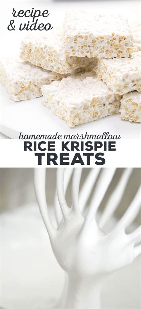 Homemade Marshmallow Rice Krispie Treats So Simple And Gf Homemade