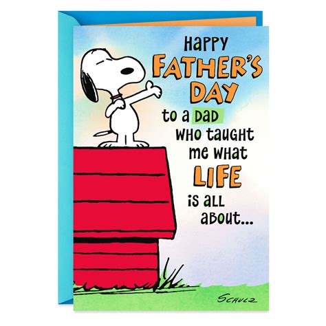 Peanuts Snoopy Funny Pop Up Fathers Day Card For Dad Greeting Cards
