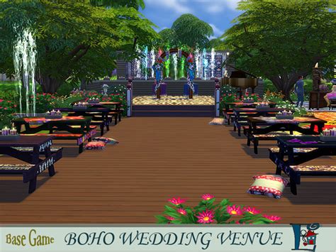 Bohemian Wedding Venue By Evi At Tsr Sims 4 Updates