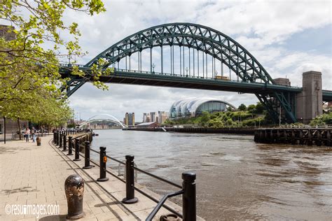 Tynes And Millenium Bridge Newcastle Upon Tyne United Kingdom
