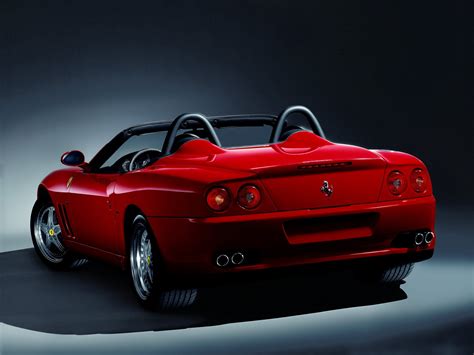 Rosso corsa beige leather manual gearbox 11/2001 only 9 957 kms. FERRARI 550 Barchetta Pininfarina - 2000, 2001, 2002 ...