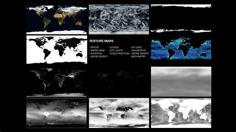 Earth Texture Map High Resolution
