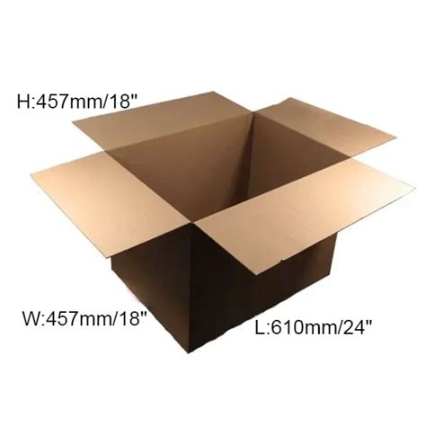 15 X Double Wall Cardboard Box 610 X 457 X 457mm 24 X 18 X 18