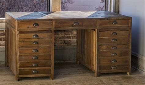 Home decor, furniture & kitchenware. Park Hill Old Pine Map Drawer Desk - NB602