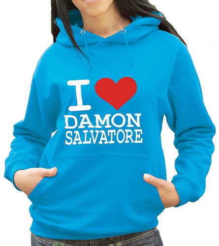 I Love Damon Salvatore Vampire Diaries Hoody 1069 Ebay Damon