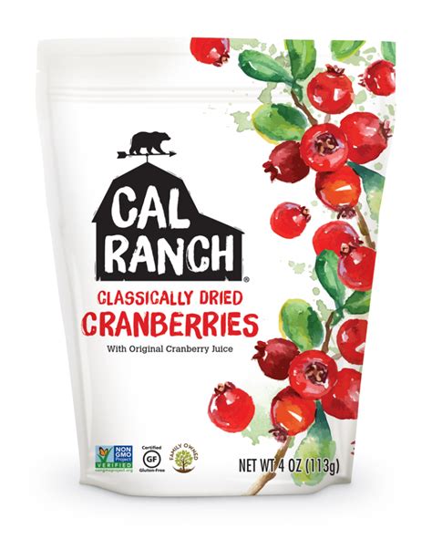 Classically Dried Cranberries Cal Ranch
