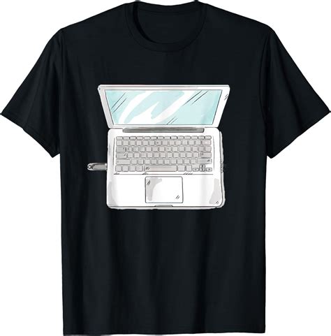 Laptop Halloween Costume Computer Technology T Shirt Uk