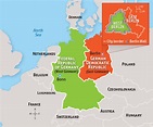 The East-West Germany Map: A Historical Perspective - World Map Colored ...