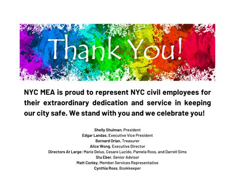 Mea Honors Civil Service Employee Month Nyc Mea Nyc Managerial