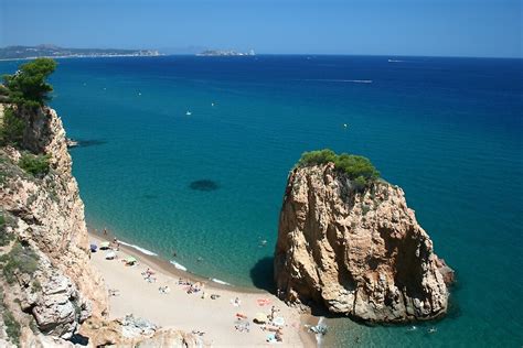 Unusual Rock Off Pals Beach Costa Brava Spain By Paul Pasco Redbubble