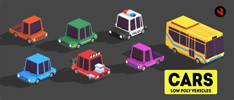 Low Poly Cars By Devilswork Shop