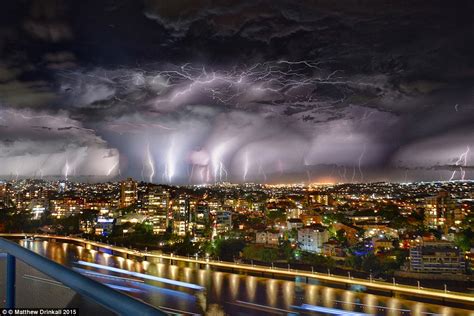 Brisbane Is Struck By Thunderstorms As Photographer Captures Scenes