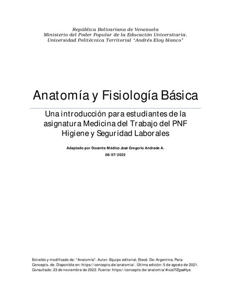 Calaméo 15 Anatomía Y Fisiología Básicas Texto