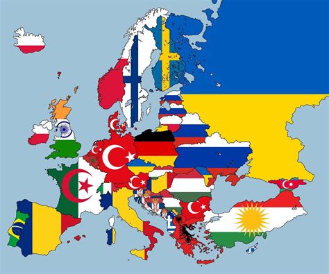 This Map Shows The Second Largest Nationalities In Every European Country