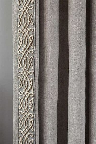 Image Result For Adding Greek Key Trim To Grey Linen Drapes Curtain