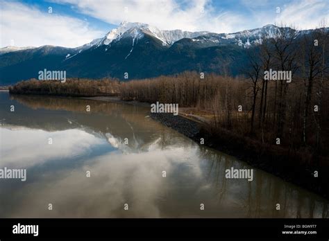 The Fraser River In The Lower Mainland Area Of British Columbia Is The