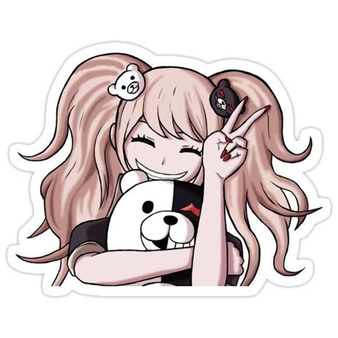 Cute Junko Enoshima Sticker By Tsumikinnie Cute Stickers Anime