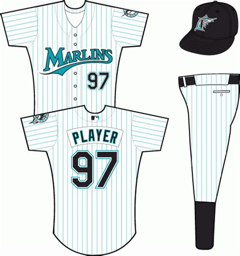 Florida Marlins Home Uniform National League Nl Chris Creamers Sports Logos Page