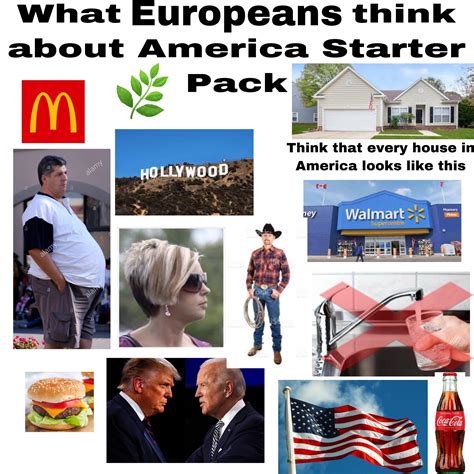 What Europeans Think About America Starter Pack Rstarterpacks