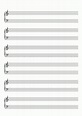 Free Printable Blank Sheet Music - Free Printable