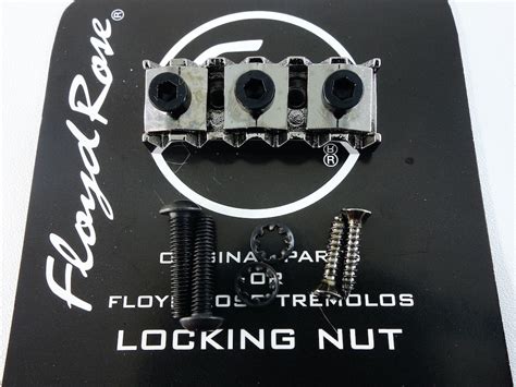 Floyd Rose Original Locking Nut R4 Black Nickel Frnr4bnp