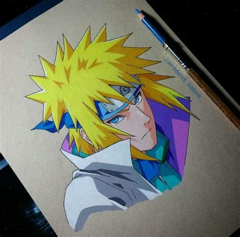 Naruto Drawing With Color Naruto Akatsuki