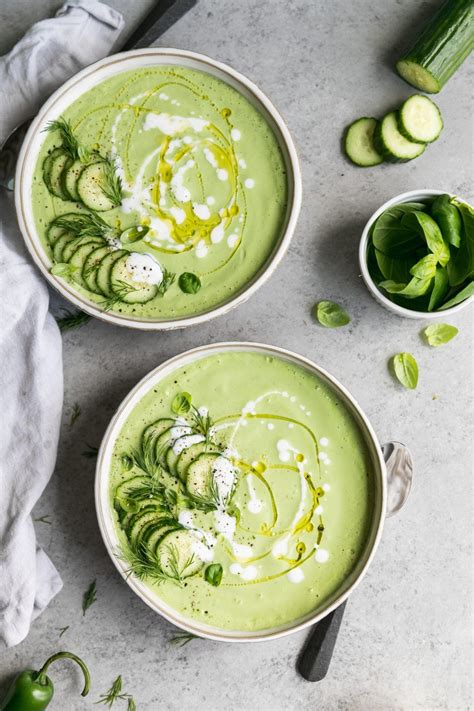 Green Goddess Gazpacho | Recipe | Chilled soup, Chilled ...