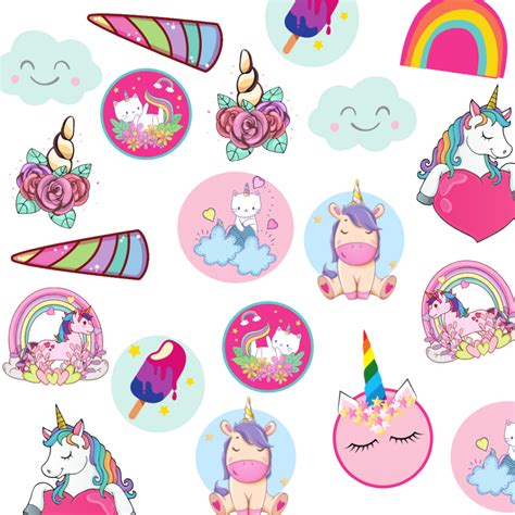 Unicorn Cupcake Topper Download Print And Cut Kate Shelby