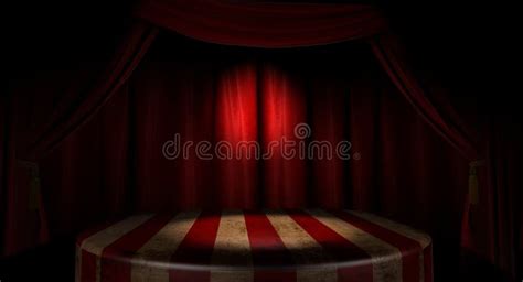 Circus Stage Stock Photo Image Of Background Stripe 54688174