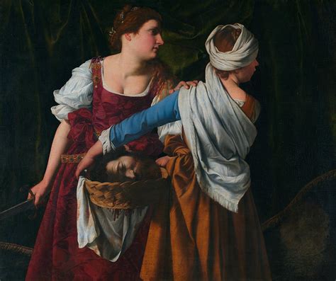 Judith And Her Maidservant With The Head Of Holofernes Painting By
