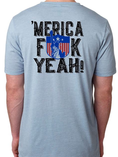 America Fuck Yeah Merica Fuck Yeah 4th Of July Patriotic Etsy