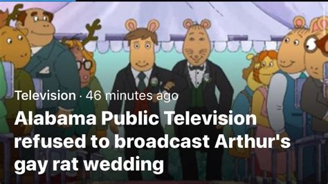 Alabama Public Television Refused To Broadcast Arthurs Gay Rat Wedding