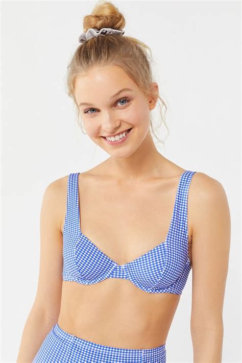 Out From Under Printed Tulip Underwire Bikini Top Urban Outfitters Canada