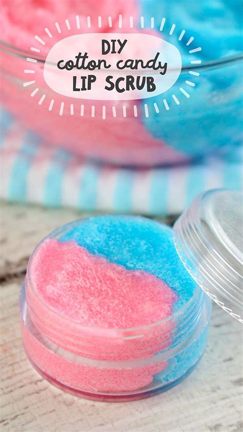How To Make Diy Lip Balm Sugar Scrub This Yummy Cotton Candy Flavored