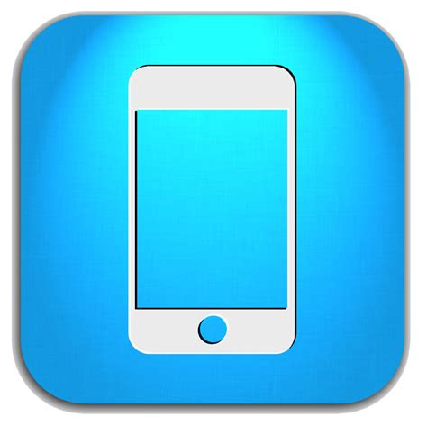 Blue Mobile Phone Icon File Web Icons Png