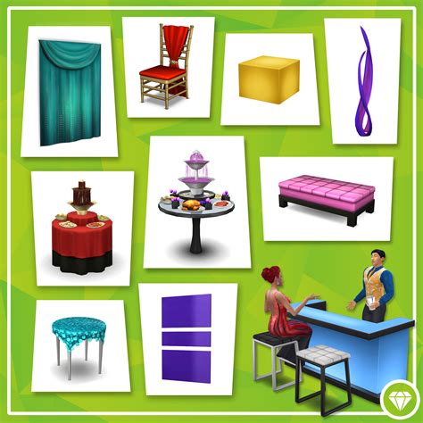 The Sims 4 Luxury Stuff New Object Collage Simsvip