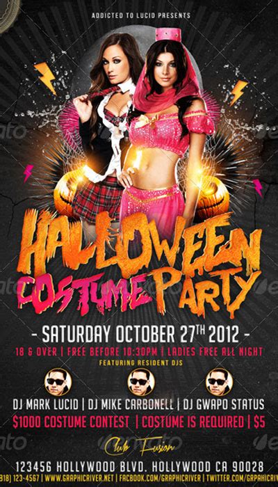 15 Halloween Flyer Designs For Your Next Party