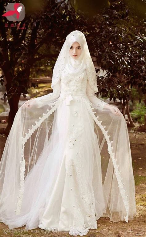 foto gaun pengantin muslimah terpopuler akhir 2015