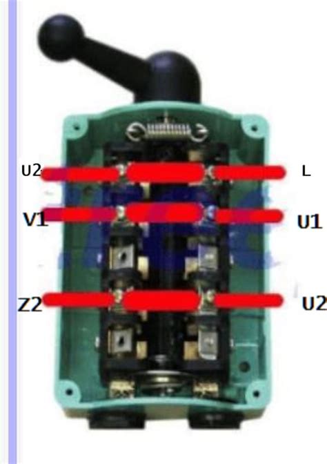 How To Connect Singlephase Reversible 22kw Motor To Qs60 Drum Switch
