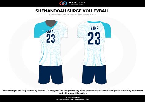 Volleyball Designs Wooter Apparel